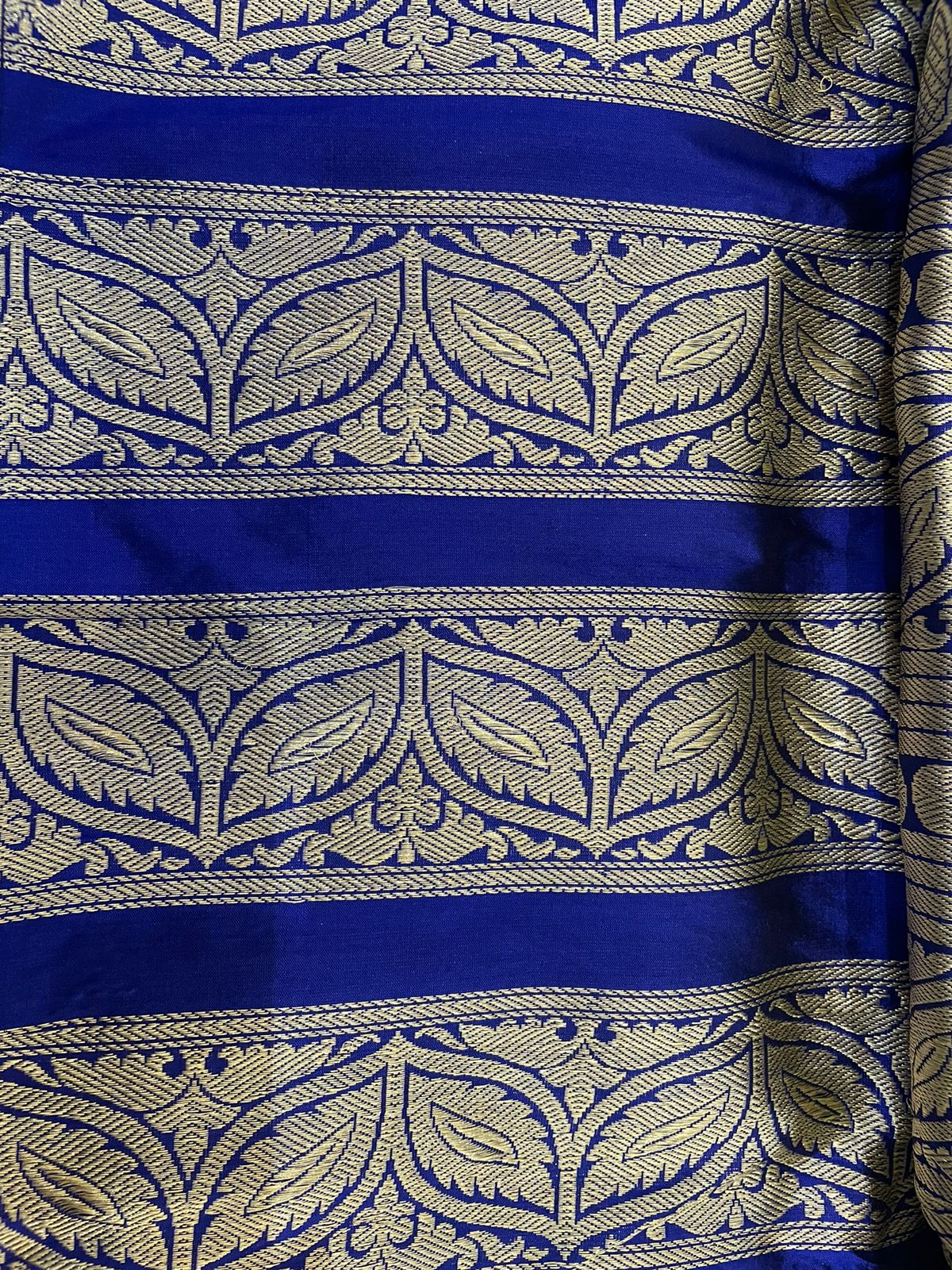 Rhea Blue Handwoven Pure Silk Banarasi Lehenga