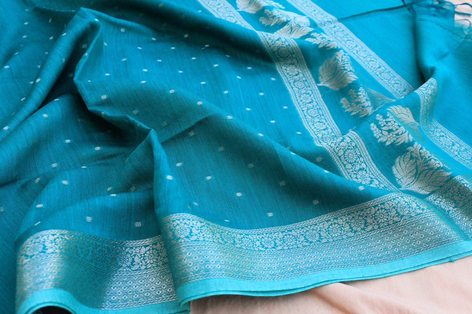 Rama Green Banarasi Chiniya Silk Suit Set