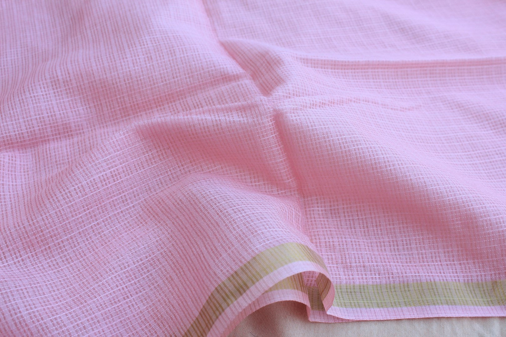 Pink Banarasi Cotton Suit Set