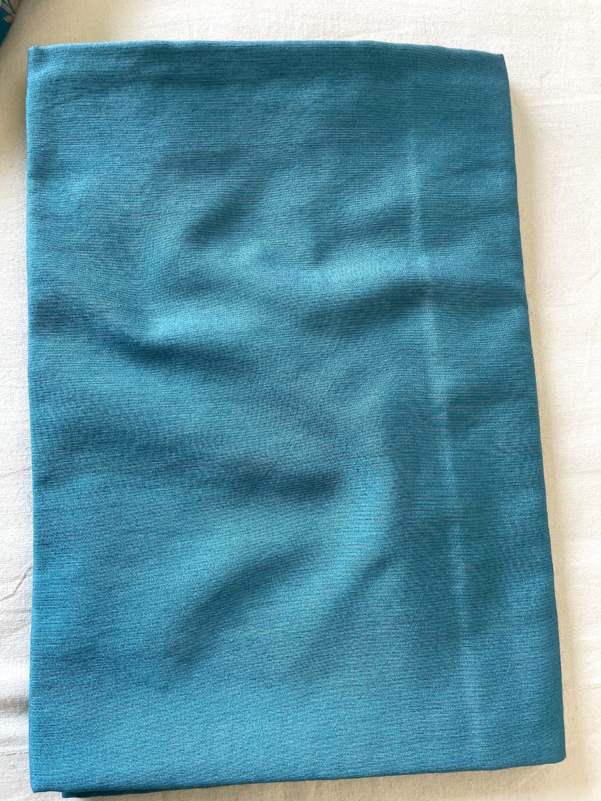 Sky Blue Cotton Silk Suit Set
