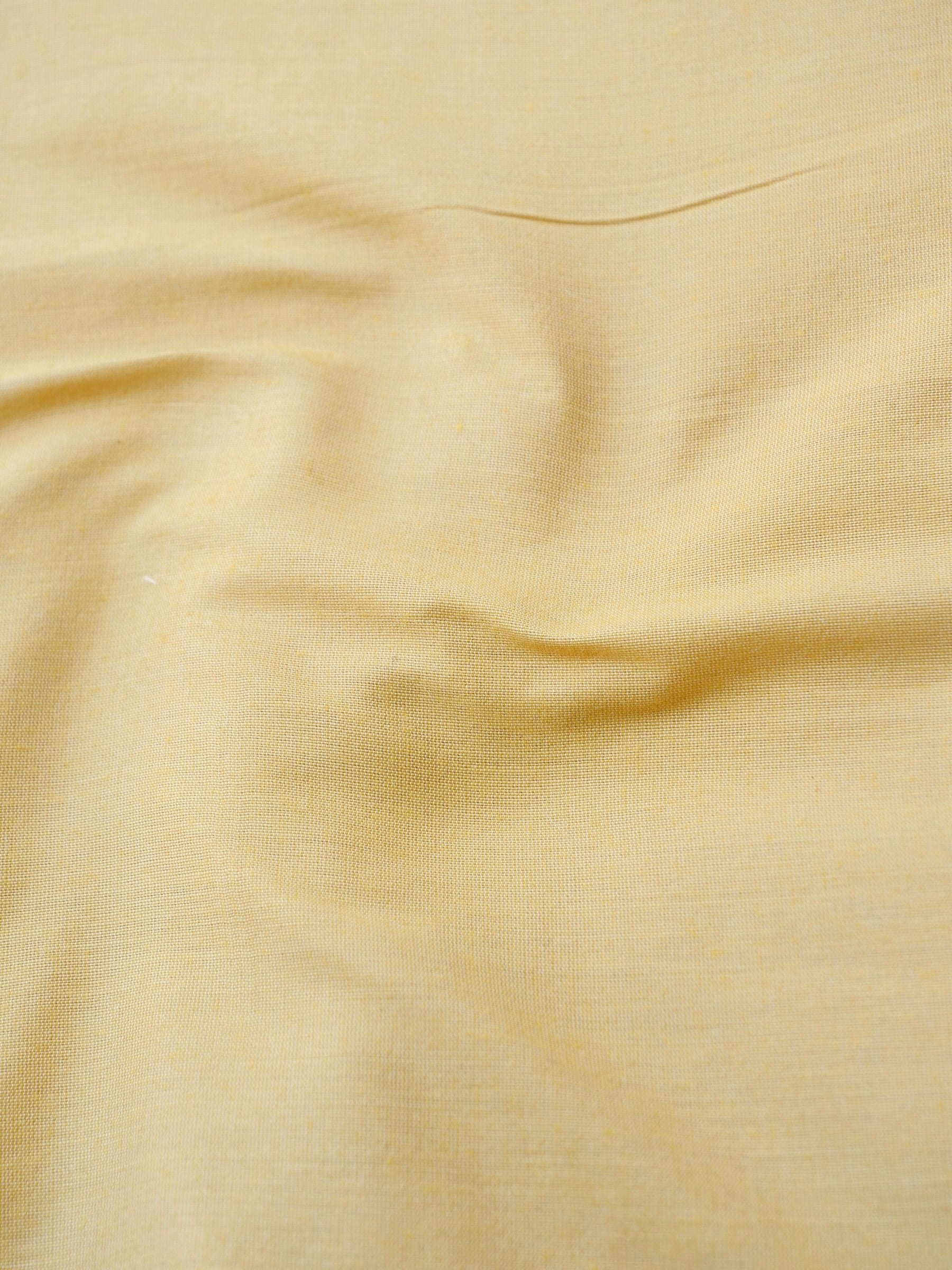 Yellow Banarasi Cotton Unstitched Suit Set