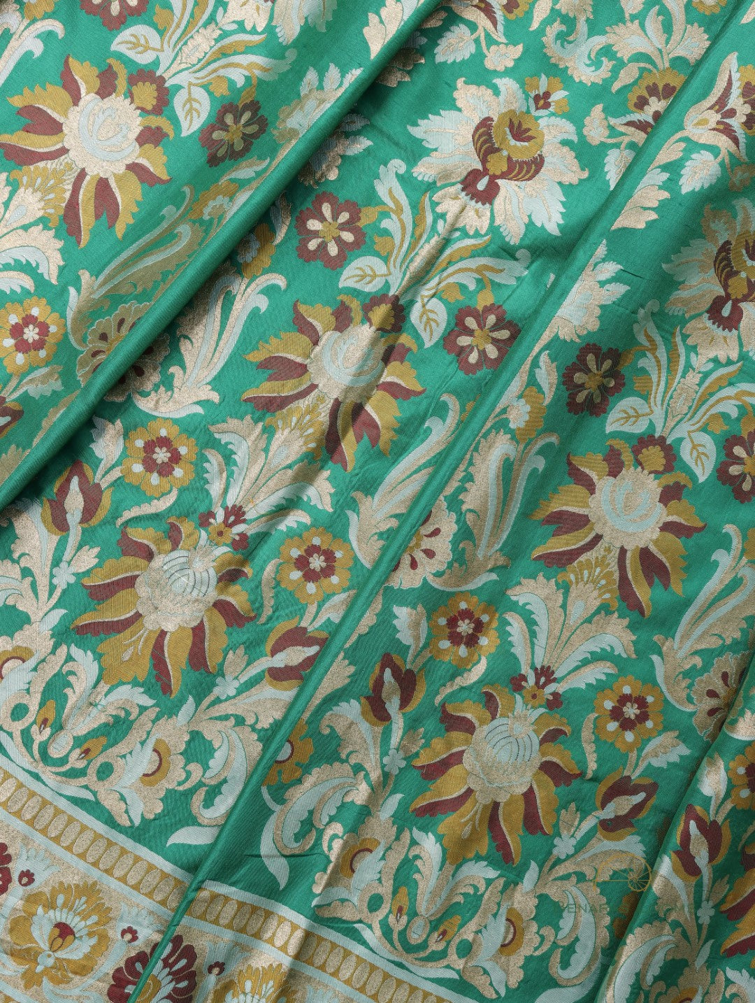 Swara Green Handwoven Pure Silk Banarasi Lehenga