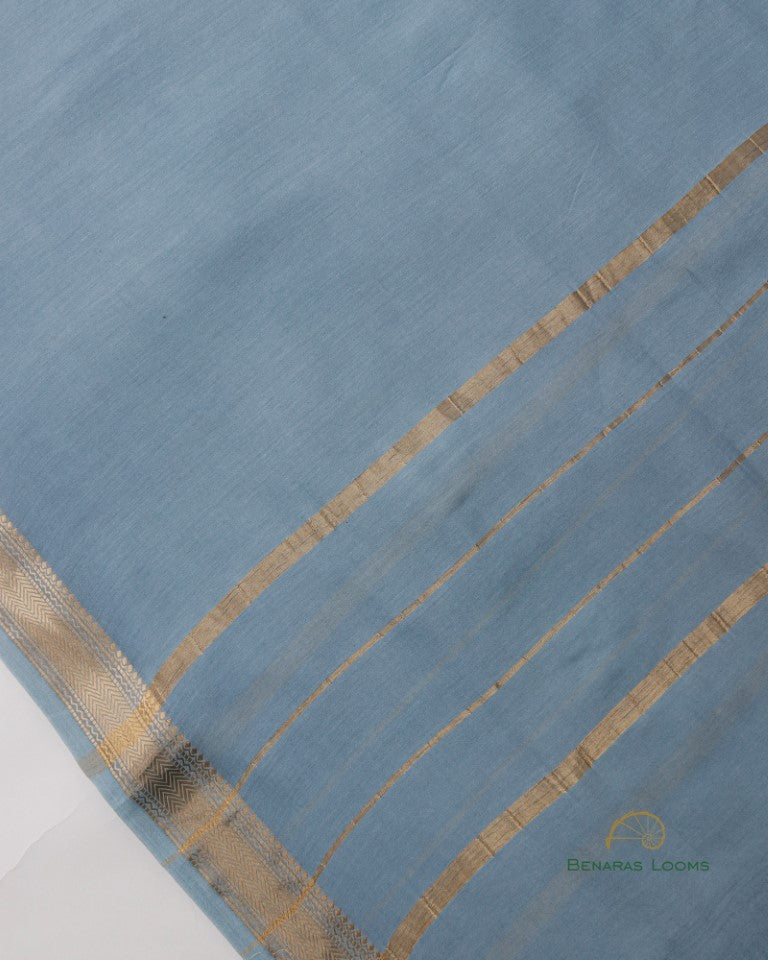 Peach Butidar Handwoven Chanderi Silk Two Piece Set