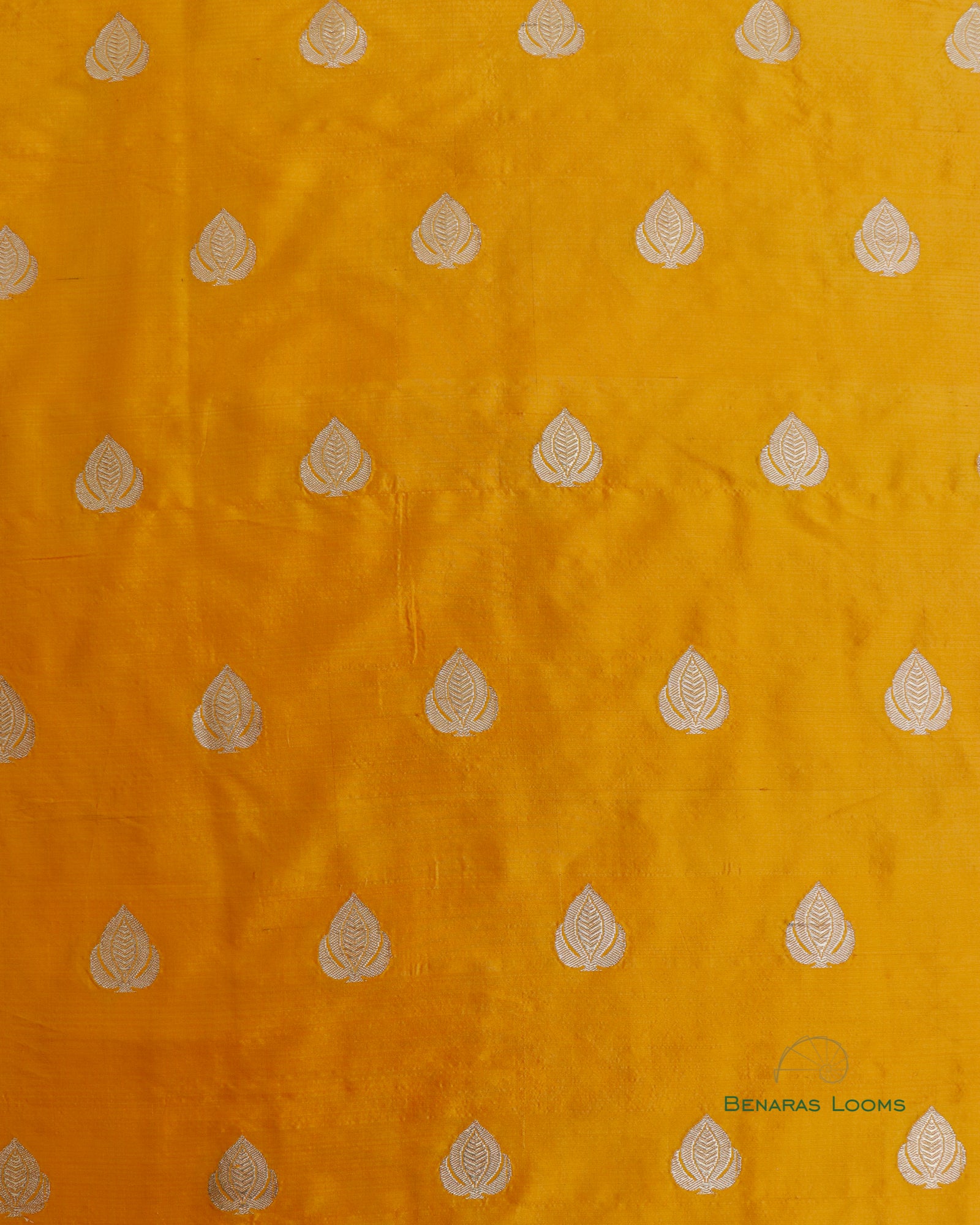 Mustard Pure Kataan Silk Fabric