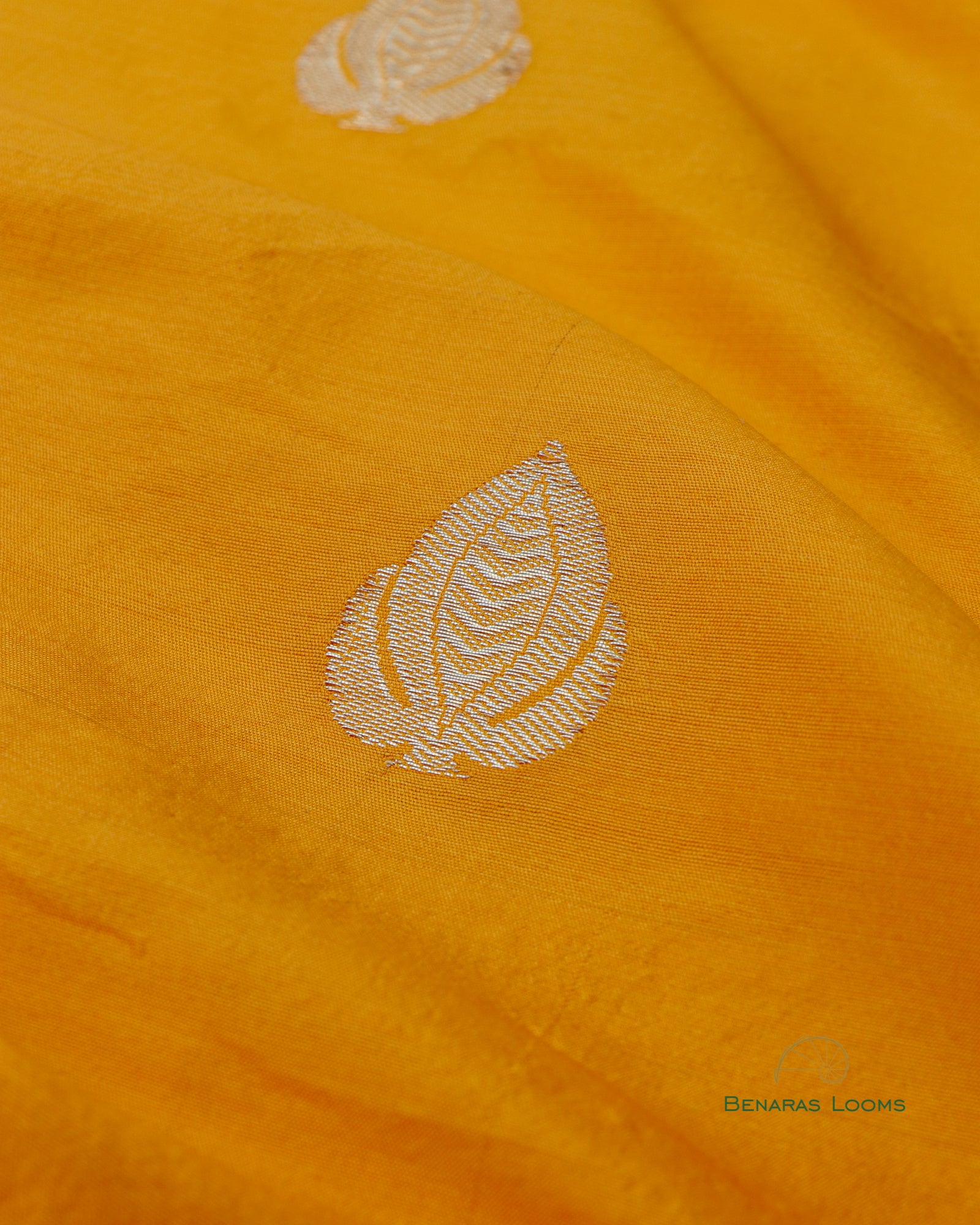 Mustard Pure Kataan Silk Fabric