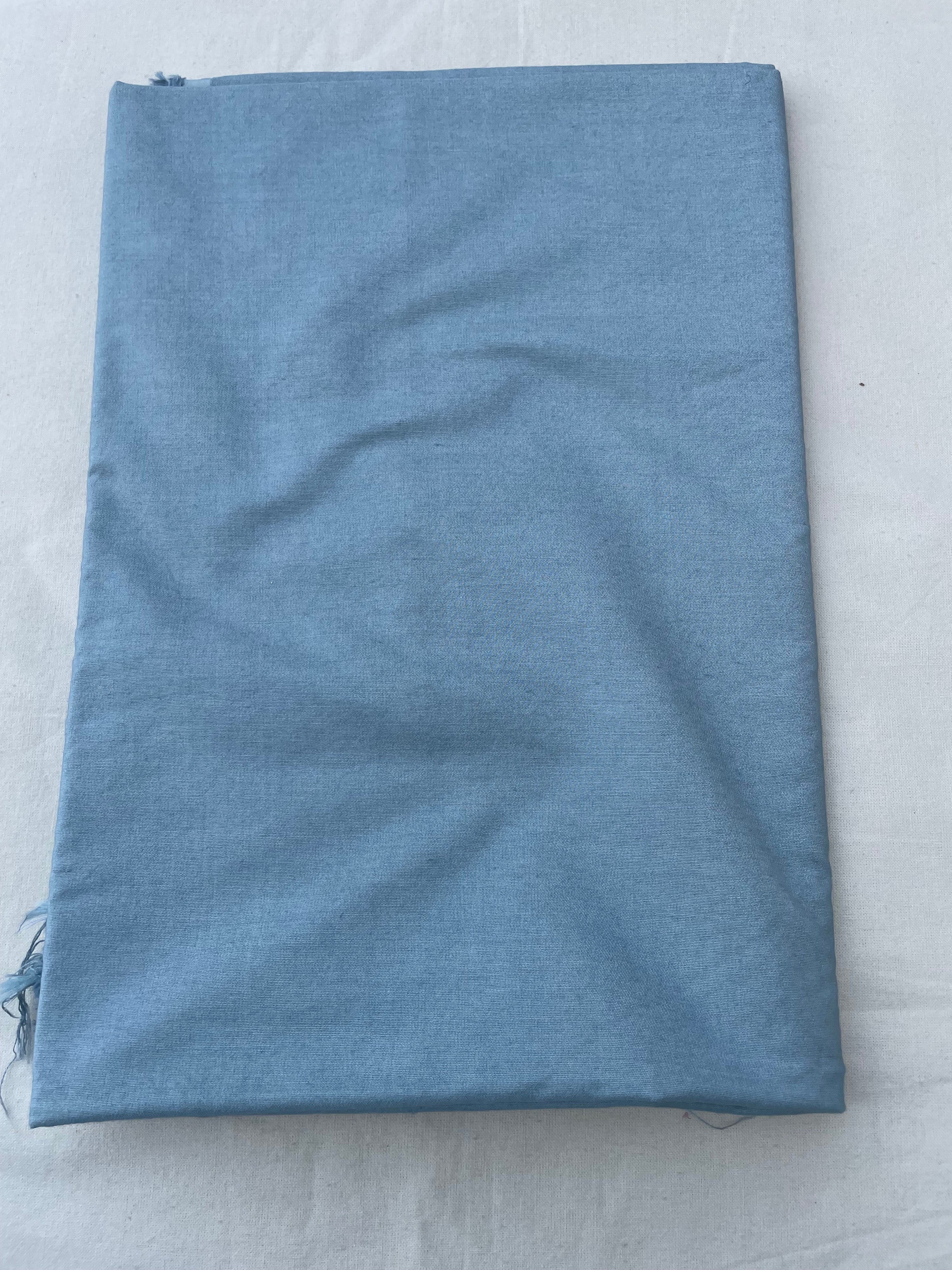 Blue Banarasi Cotton Suit Set