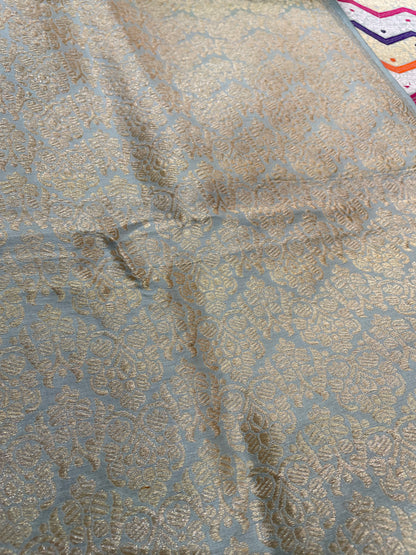 Kanika Handwoven Pure Silk Banarasi Rangkaat Lehenga