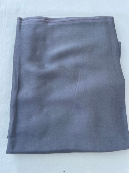 Gray Linen Embroidered Unstitched Suit Fabric