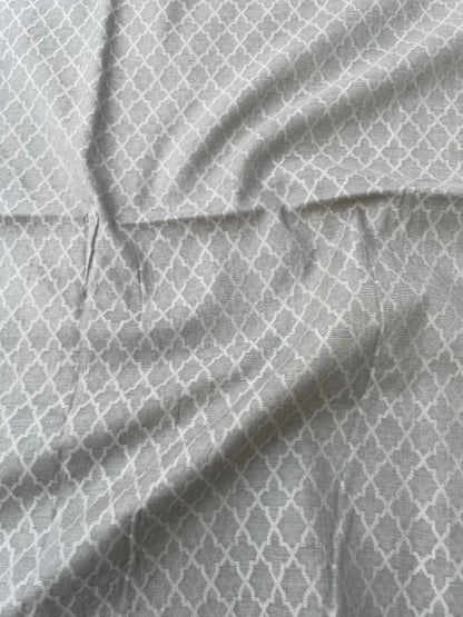 Gray Banarasi Cotton Suit Set