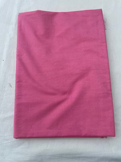Pink Embroidery Banarasi Cotton Suit Set