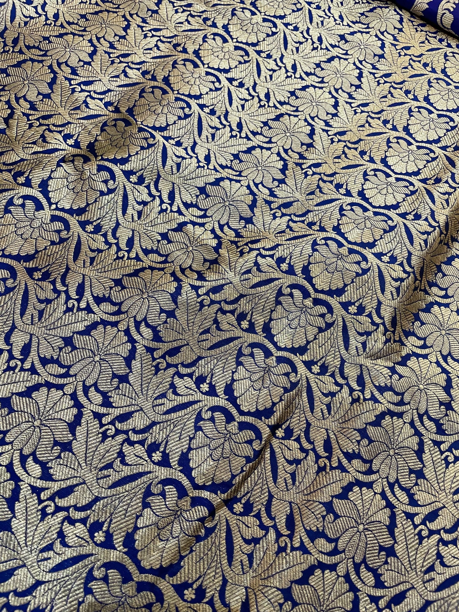 Chhavi Blue Handwoven Pure Silk Banarasi Lehenga