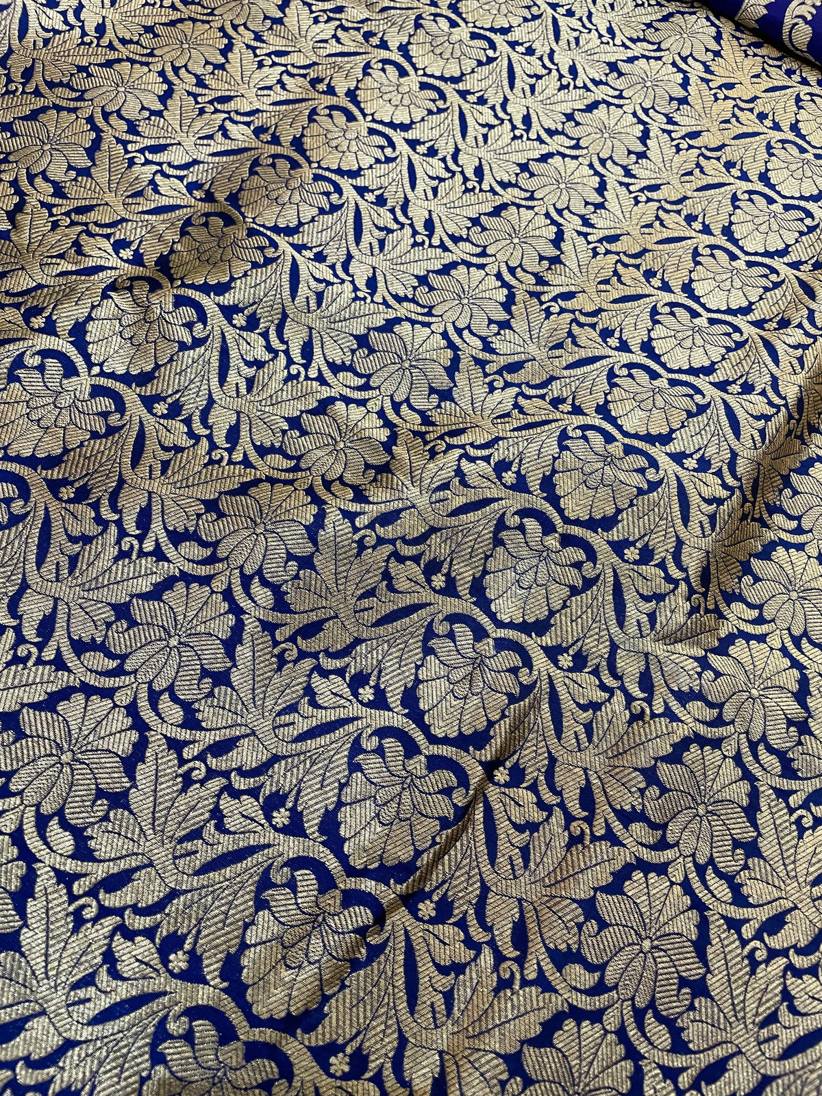 Chhavi Blue Handwoven Pure Silk Banarasi Lehenga
