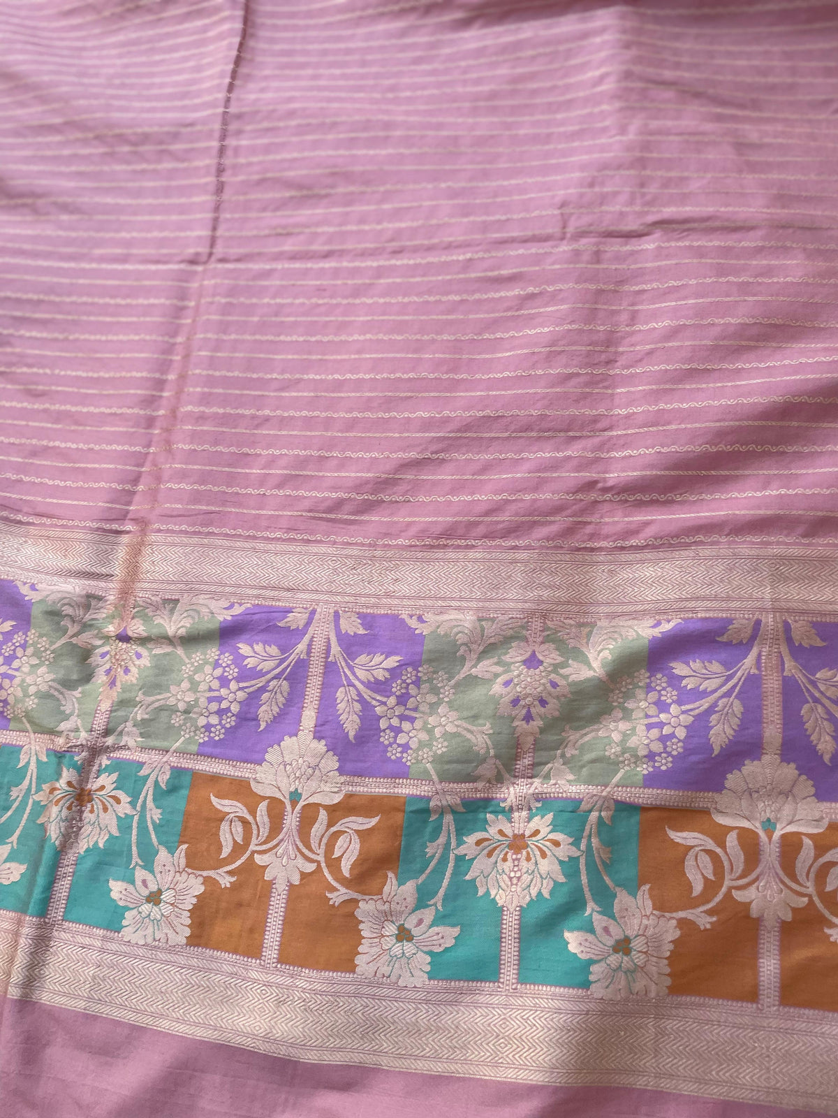 Rangkat Handwoven Pure Silk Banarasi Lehenga Panels