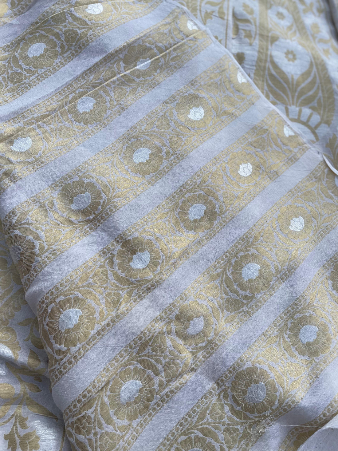 Dyeable Khaddi Georgette Banarasi Lehenga Panels