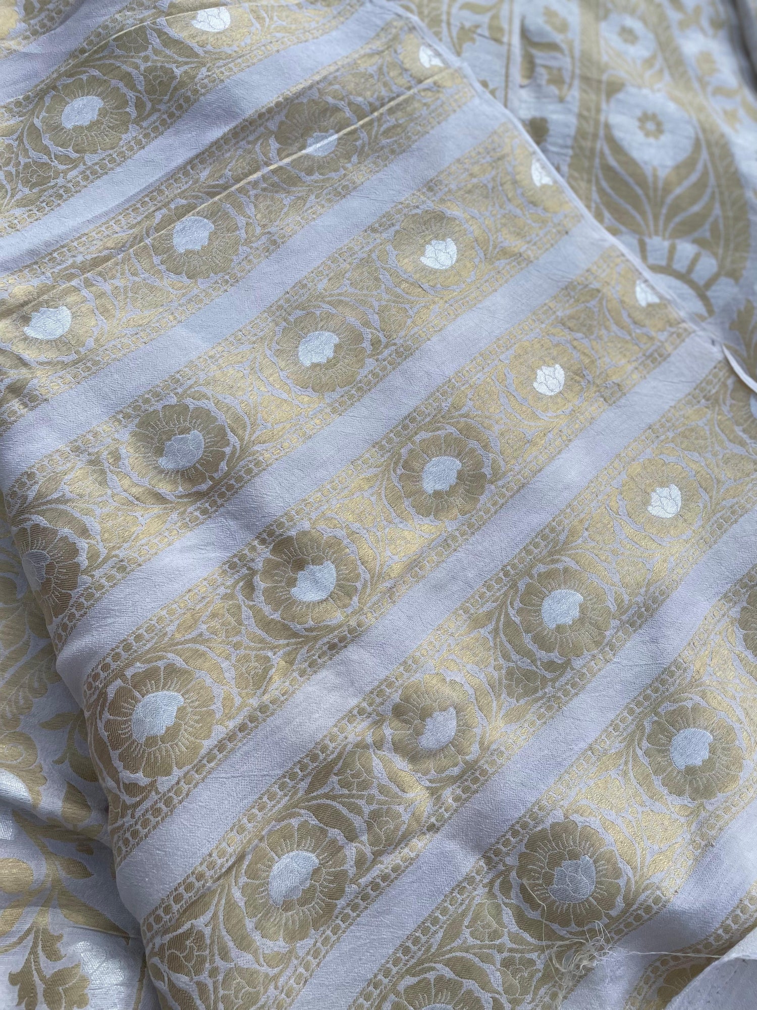 Dyeable Khaddi Georgette Banarasi Lehenga Panels