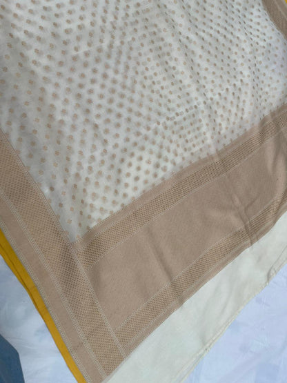 Handwoven Antique Zari Butidar Dupatta