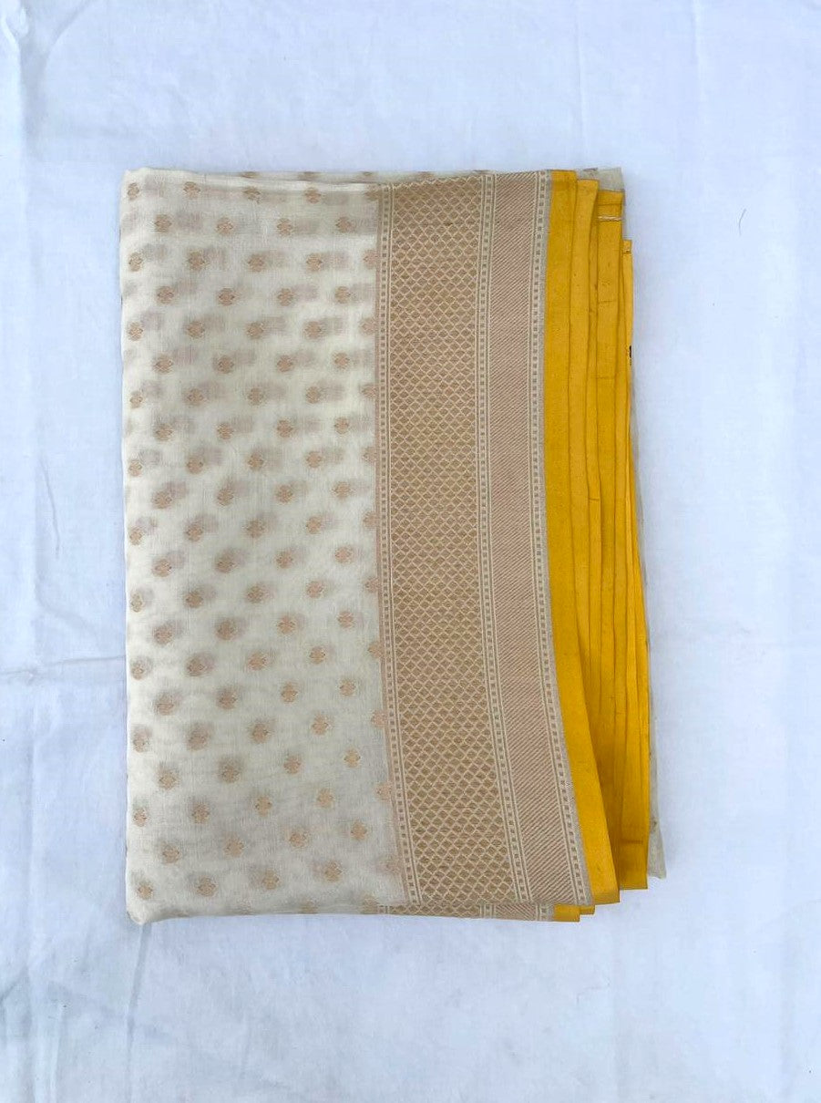 Handwoven Antique Zari Butidar Dupatta