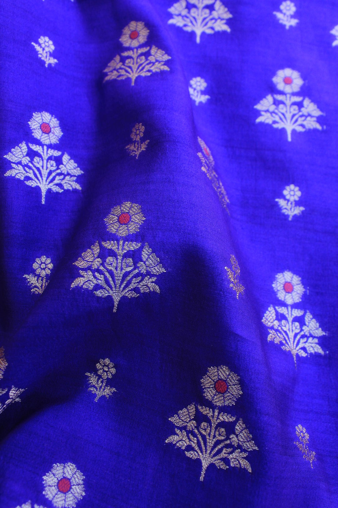 Purple Banarasi Chiniya Silk Suit Set