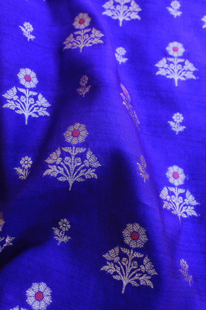 Purple Banarasi Chiniya Silk Suit Set