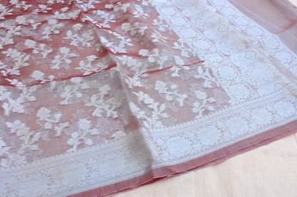 Red Banarasi Chiniya Silk Suit Set