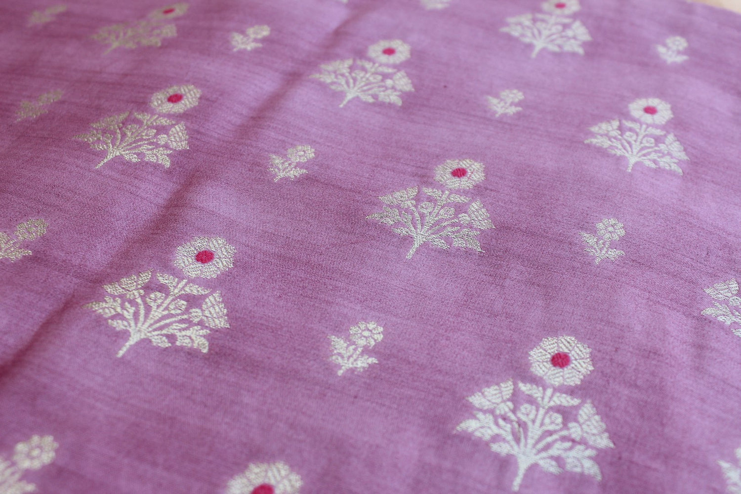 Pink Banarasi Chiniya Silk Suit Set