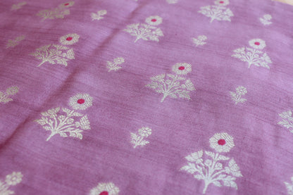 Pink Banarasi Chiniya Silk Suit Set