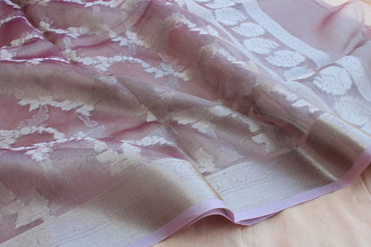 Pink Banarasi Chiniya Silk Suit Set