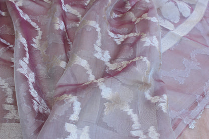 Pink Banarasi Chiniya Silk Suit Set