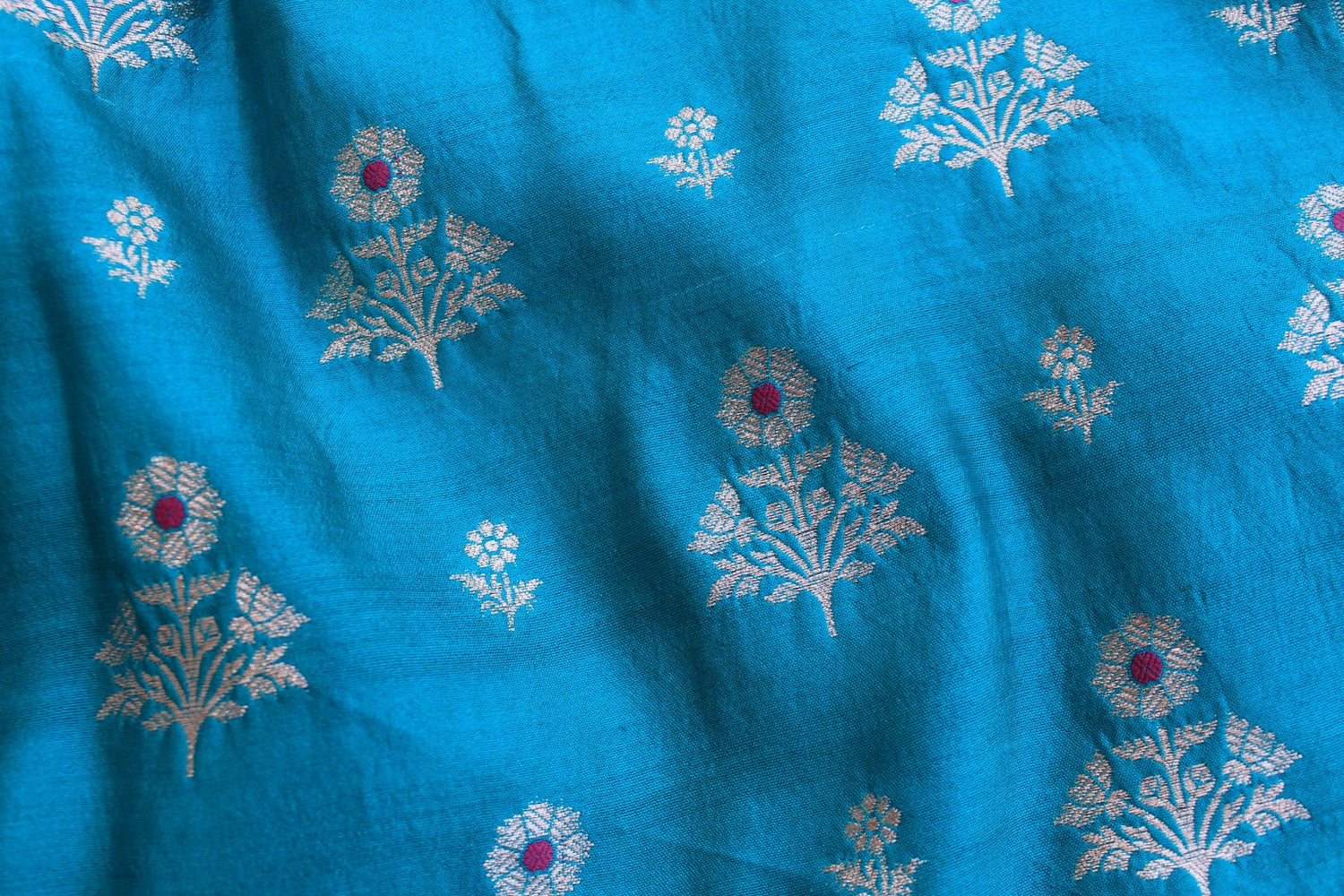 Rama Green Banarasi Chiniya Silk Suit Set
