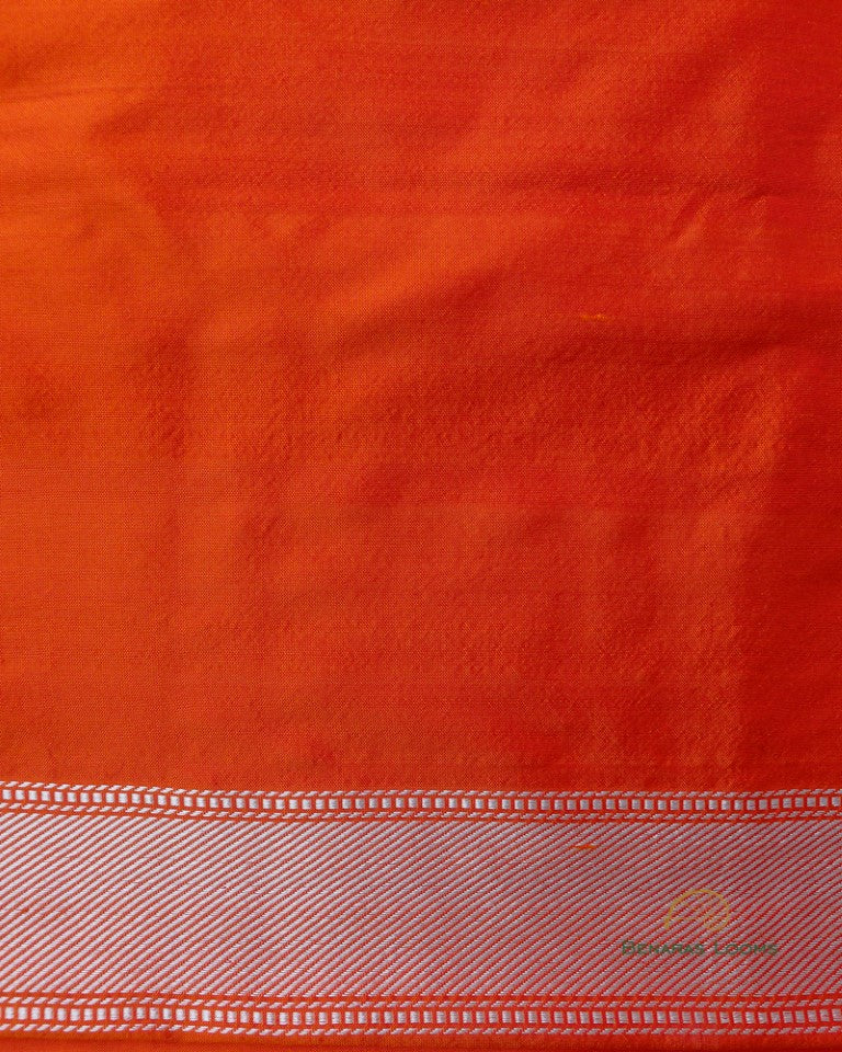 Yellow Floral Satin Silk Kadhua Meenakari  Banarasi Saree