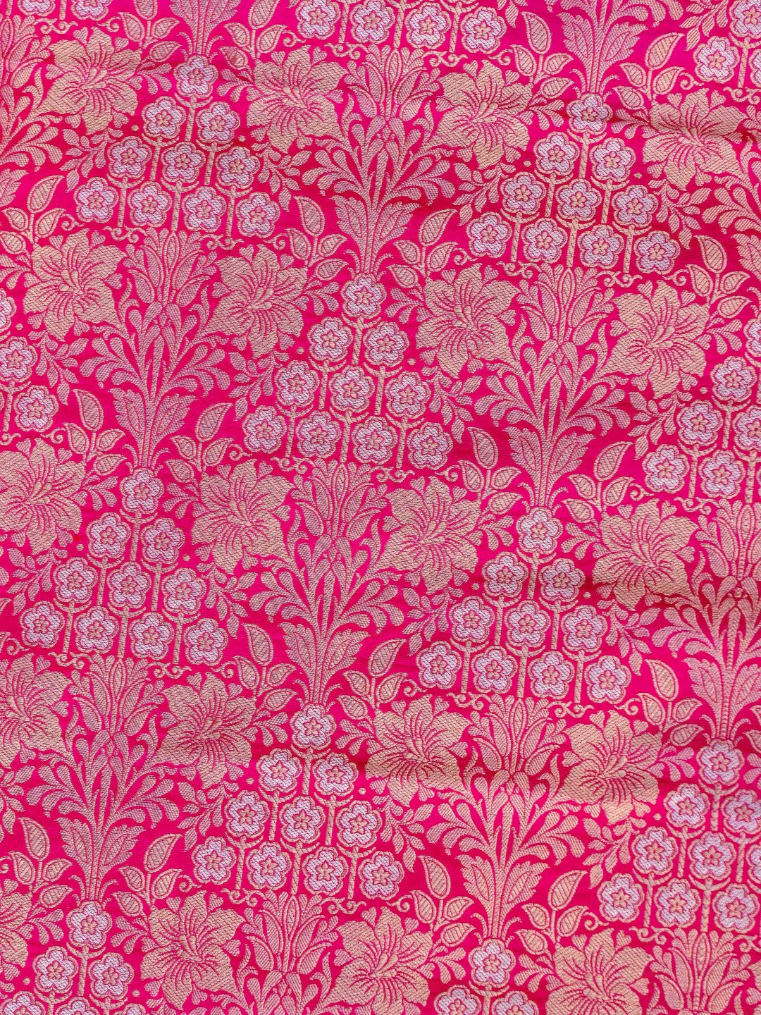Eesha Pink Handwoven Pure Silk Banarasi Lehenga