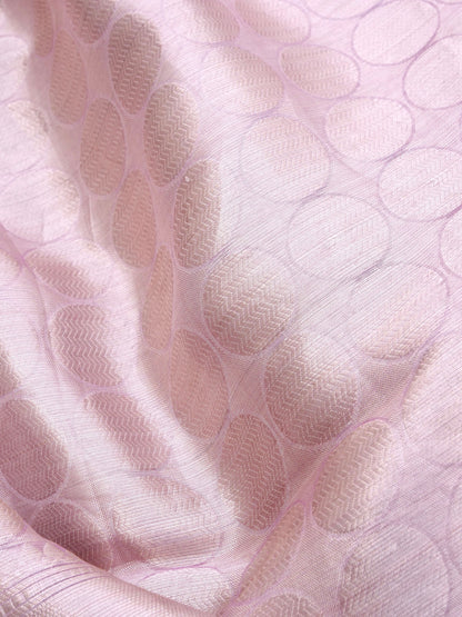 Pink Handwoven Pure Tissue Silk Banarasi Saree