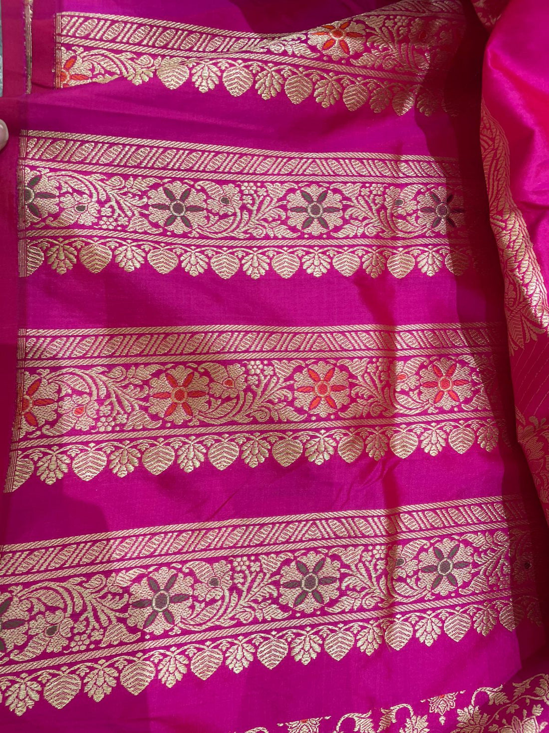 Anupama Pink Handwoven Pure Silk Banarasi Lehenga