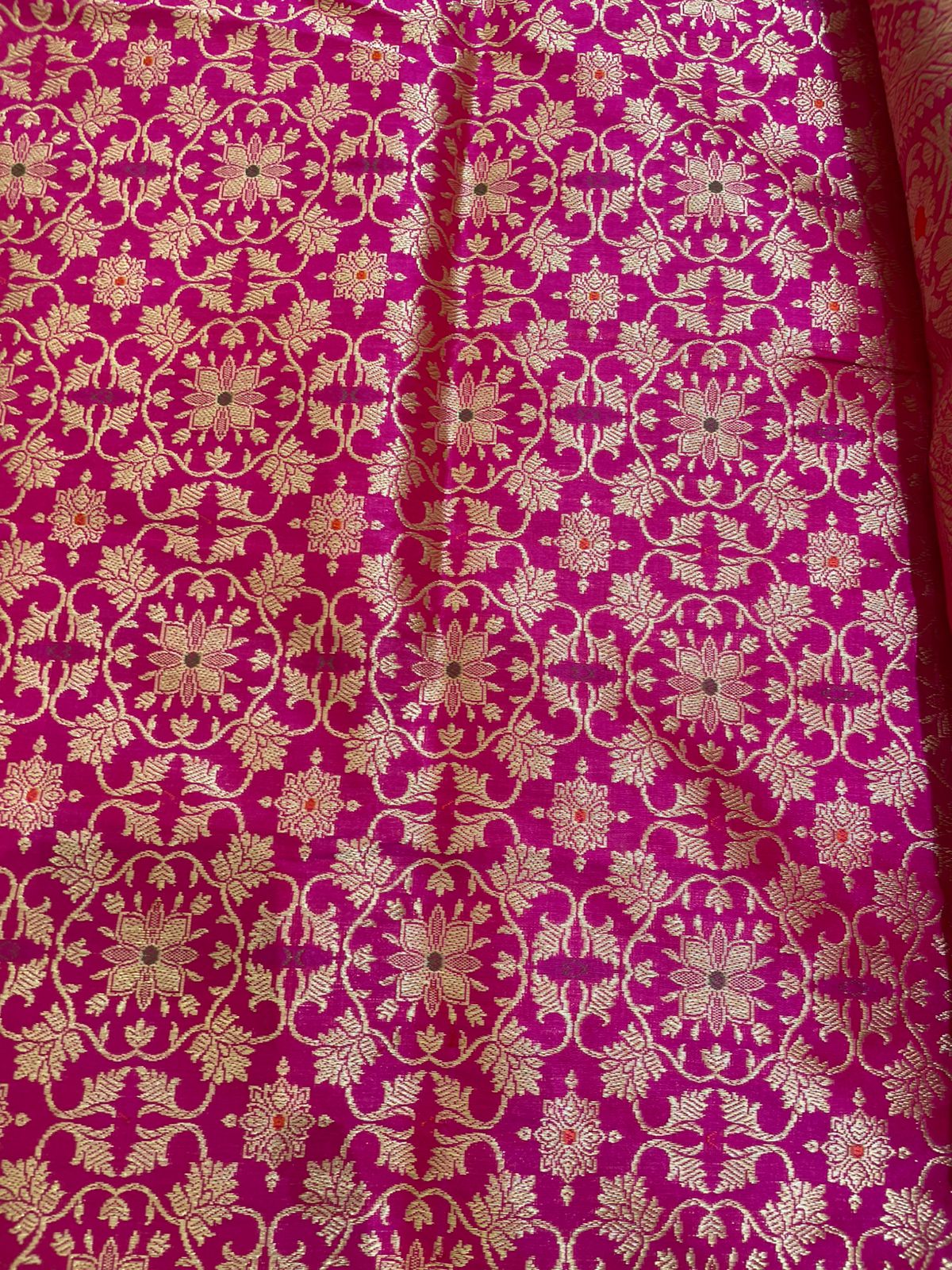 Anupama Pink Handwoven Pure Silk Banarasi Lehenga