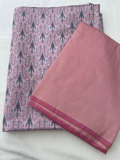 Pink Zamawar Mens Banarasi Fabric