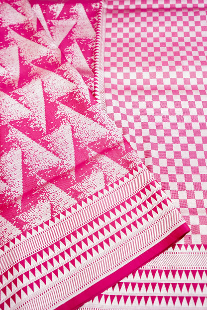 Red Handwoven Pure Kataan Silk Banarasi Saree