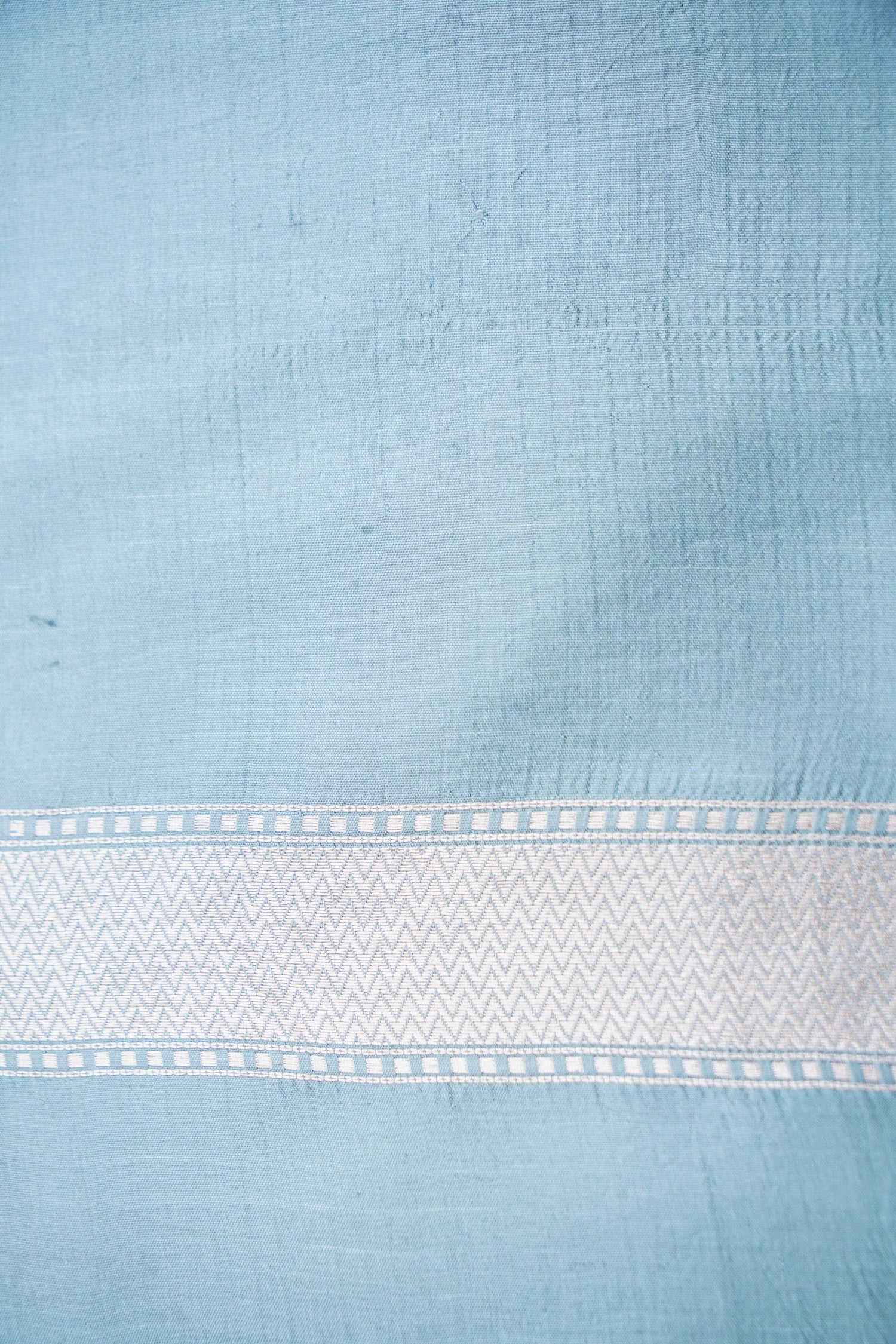 Light Blue Shikargah Handwoven Pure Silk Kadhua Brocade Banarasi Saree
