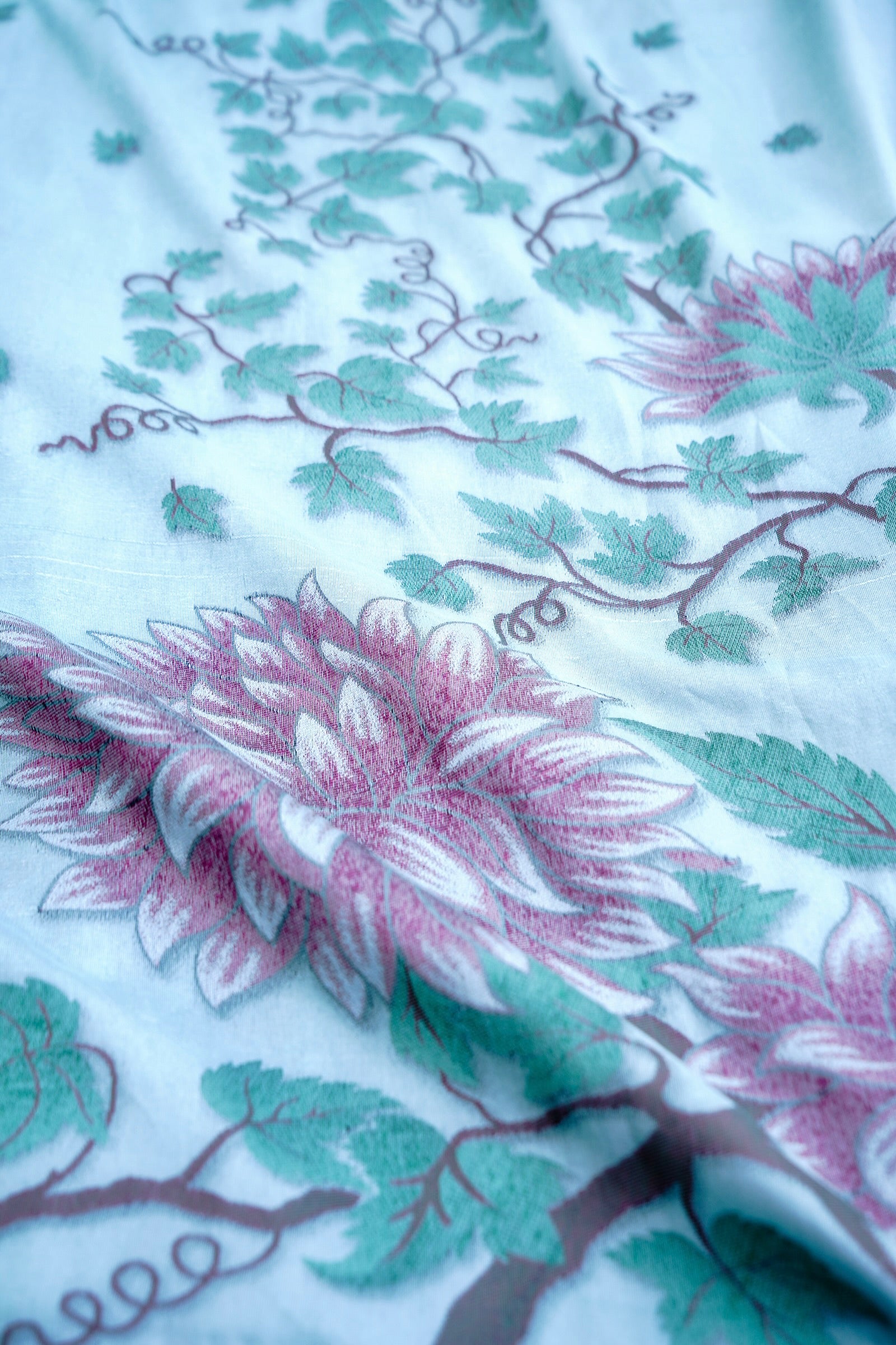 Sky Blue Soft Silk Banarasi Saree