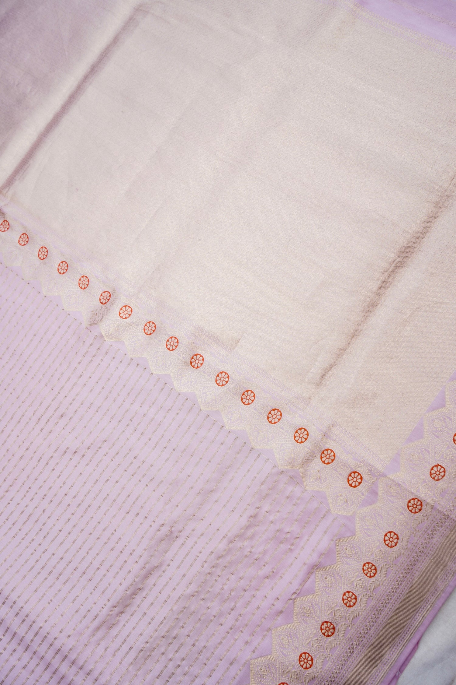 Pink Handwoven Pure Kataan Silk Banarasi Saree