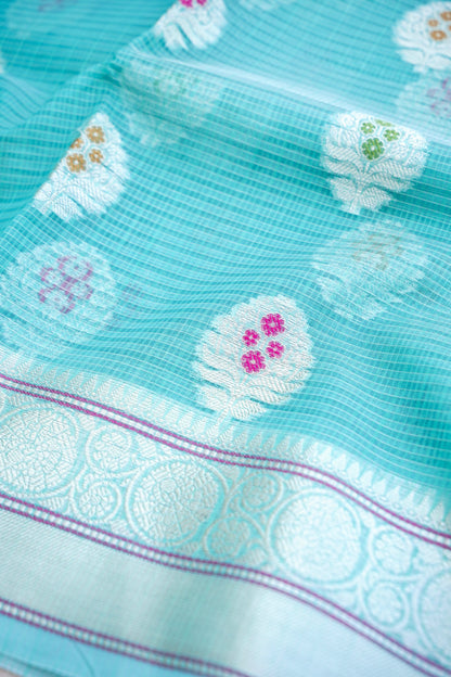 Kota Silk Green Buta Woven Banarasi Saree