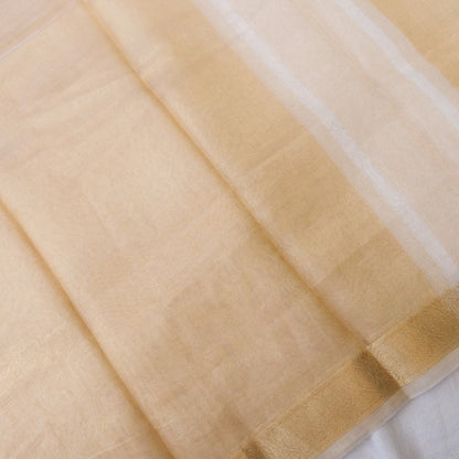 Dyeable Pure Tissue Kora Banarasi Dupatta