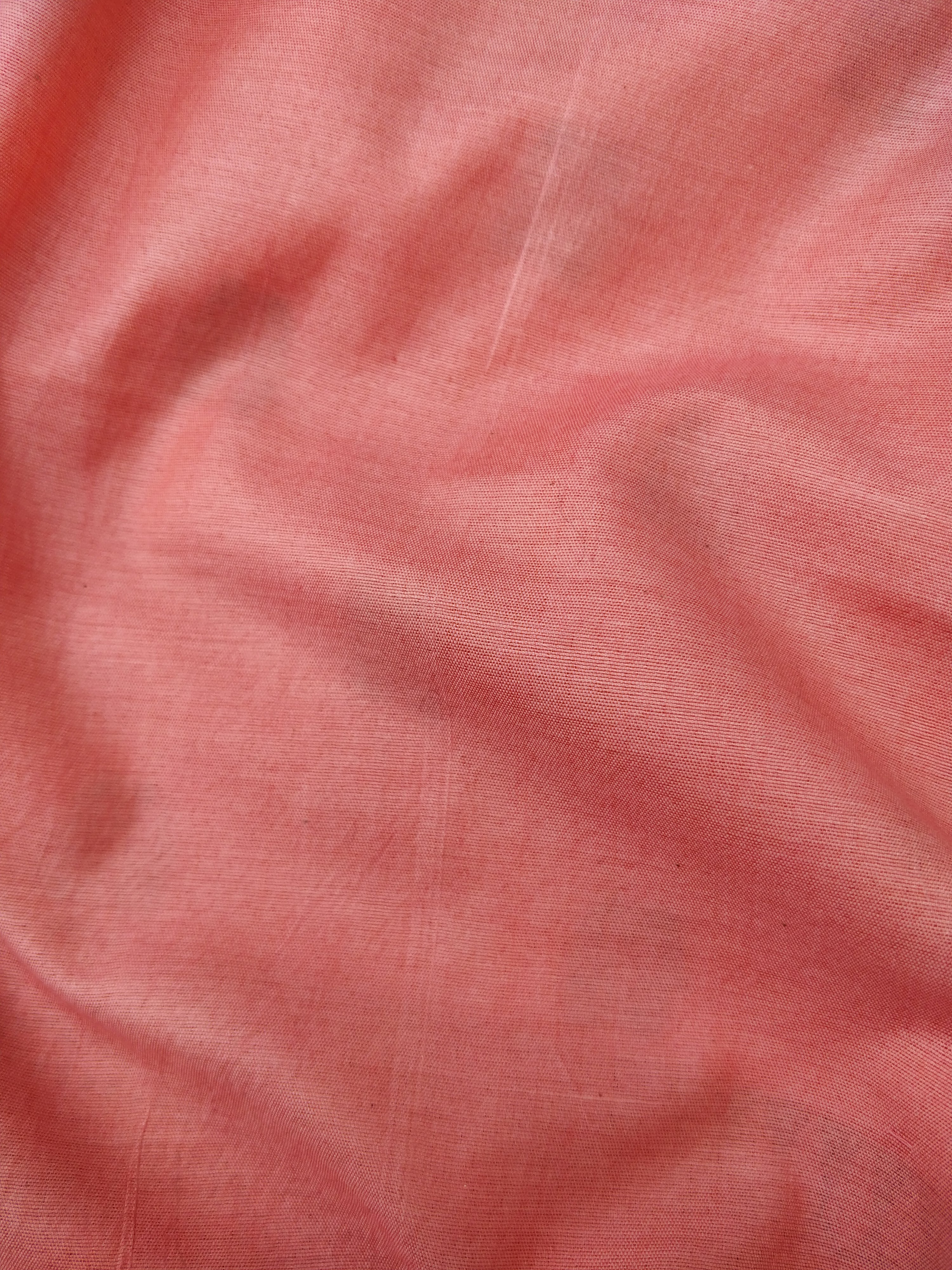 Peach Cotton Silk Buti Banarasi Unstitched Suit Set