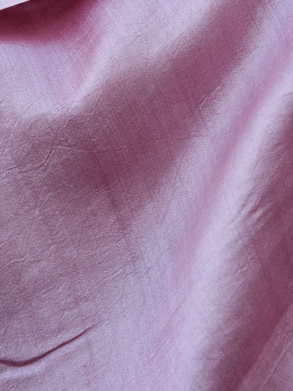 Mauve Chiniya Silk Printed Unstitched Banarasi Suit Set