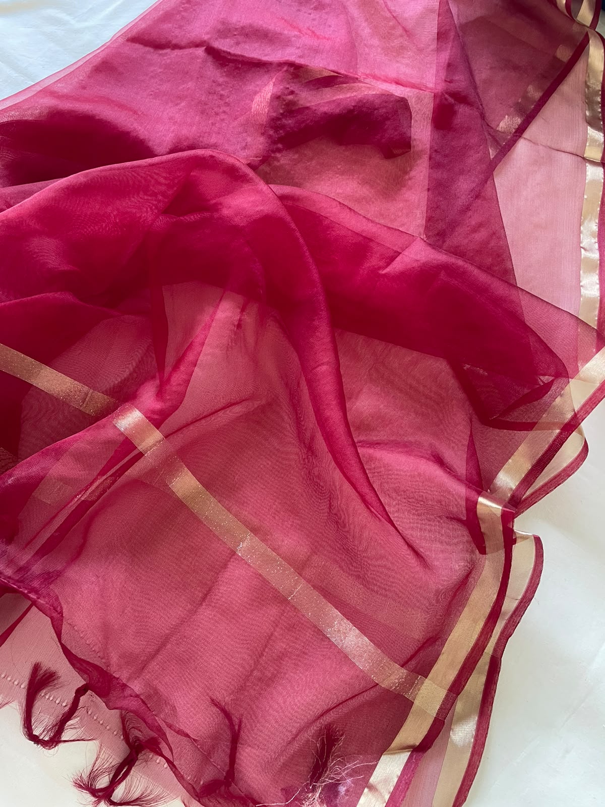 Gold Handwoven Pure Tissue Silk Banarasi Suit Set