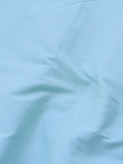 Green Banarasi Cotton Silk Unstitched Suit Set