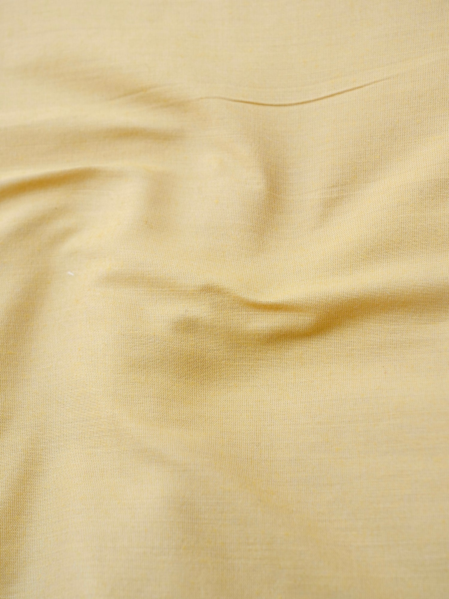 Yellow Banarasi Cotton Unstitched Suit Set