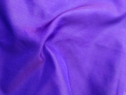 Purple Cotton Silk Unstitched Banarasi Suit Set