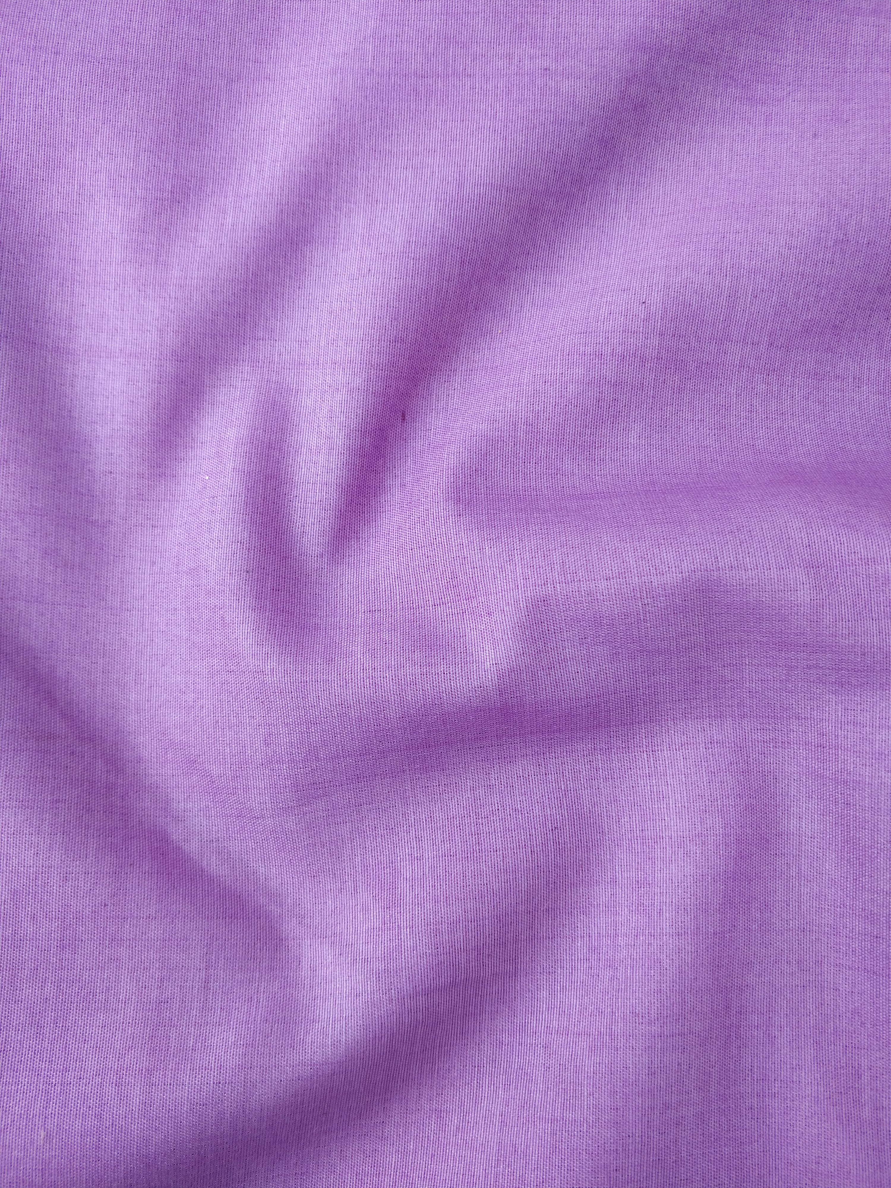 Purple Cotton Silk Banarasi Unstitched Suit Set