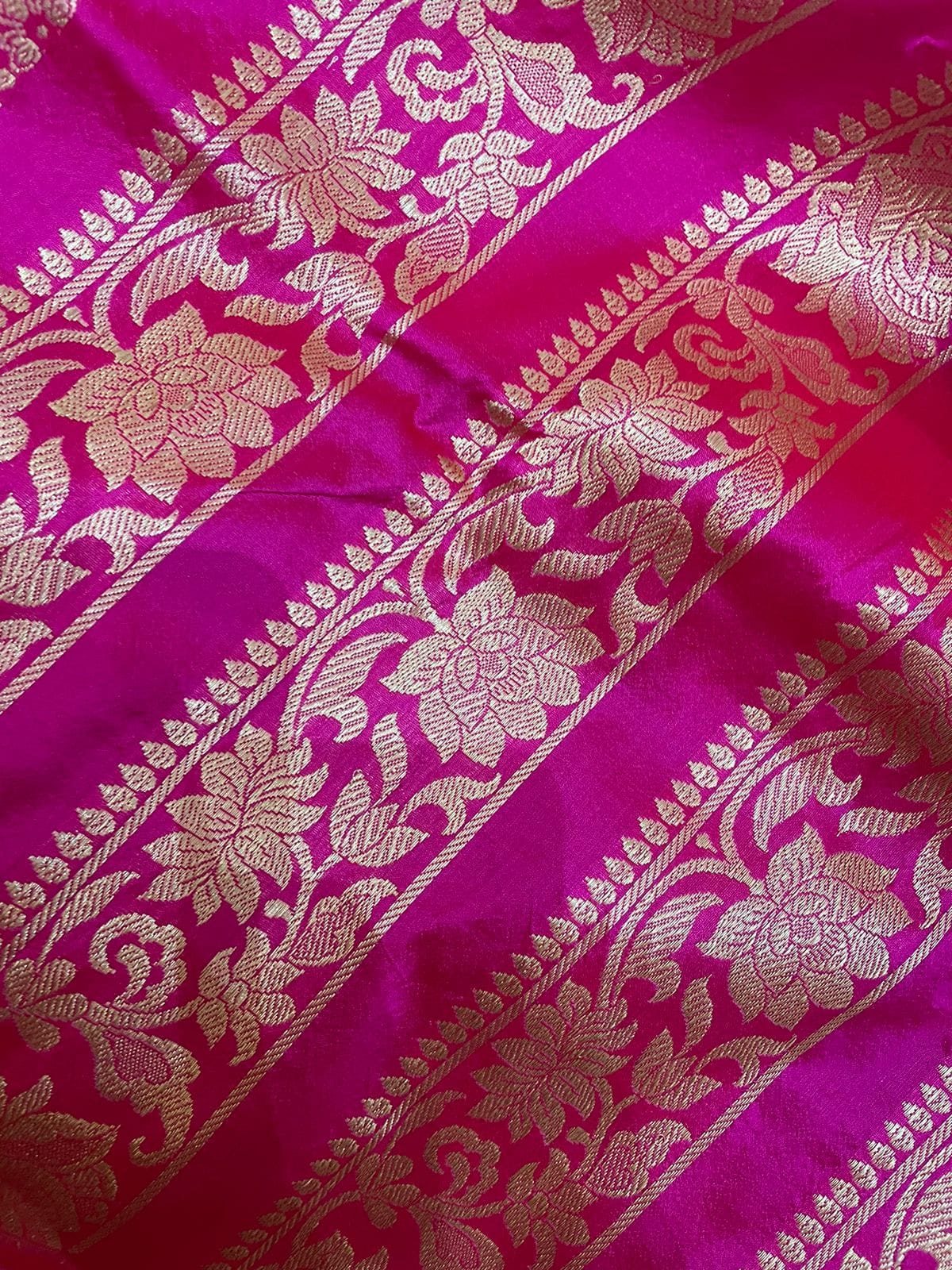 Kamalini Handwoven Pure Silk Banarasi Lehenga Panels