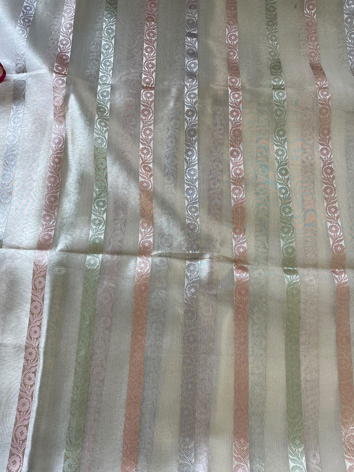 Gold Handwoven Pure Tissue Silk Banarasi Suit Set